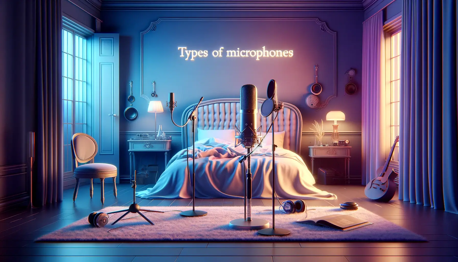 Different types of microphones