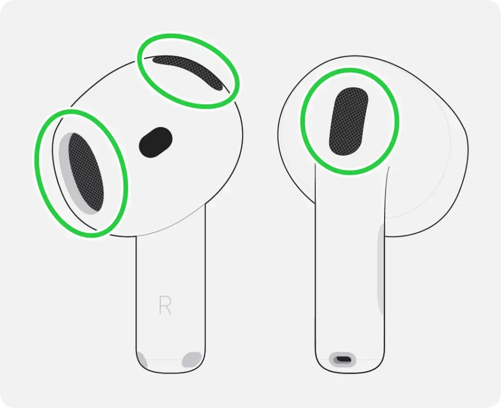 airpods 4 meshes to clean