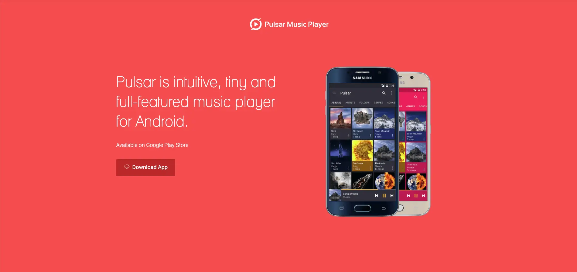 Pulsar music dashboard